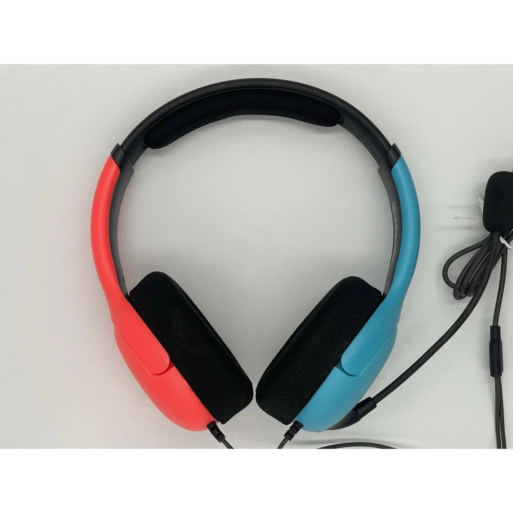 PDP AirLite Blue/Red Over the Ear Wired Gaming Headset for Nintendo Switch w/mic